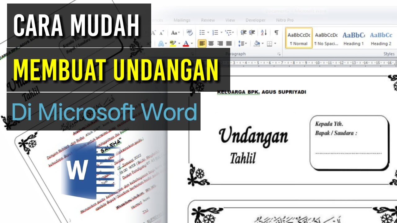 5 Rahasia Cara Membuat Undangan Tahlil di Word untuk FIFA Cup 2026 vs Thailand 5 Rahasia Cara Membuat Undangan Tahlil di Word untuk FIFA Cup 2026 vs Thailand
