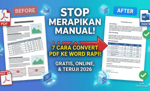 7 Aplikasi Convert PDF ke Word Online Gratis Tidak Berantakan