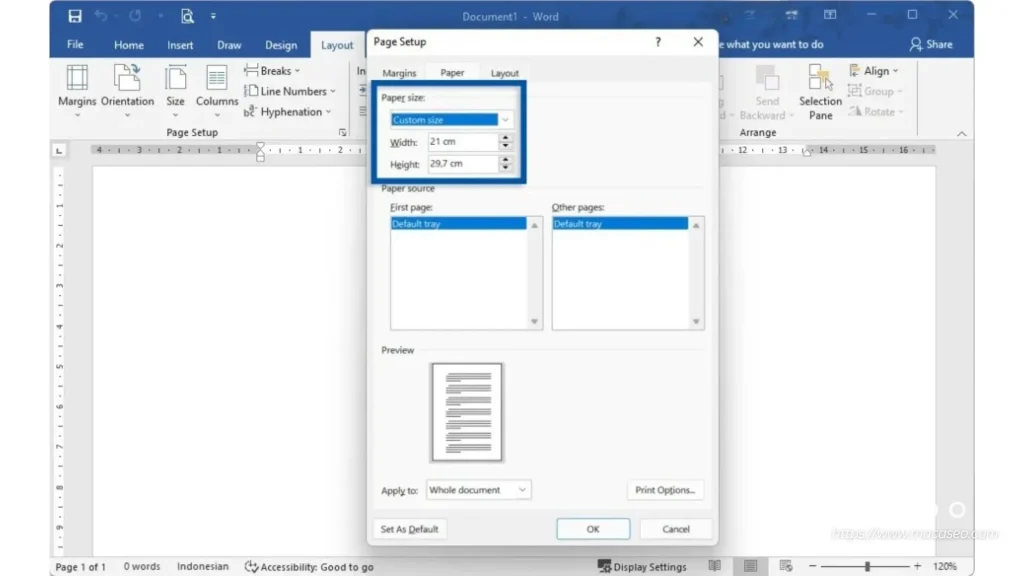 7 Cara Print Word Tanpa Terpotong Tanpa Mengubah Ukuran Kertas yang Jarang Diketahui