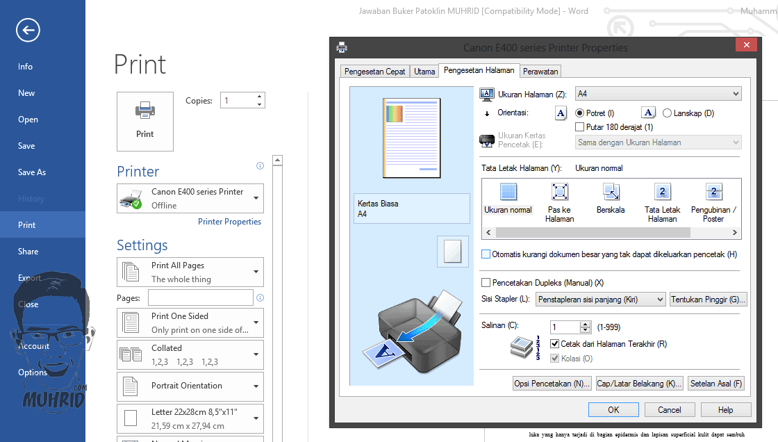 How To Print A Picture Full Page In Word