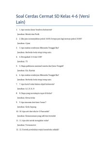 Soal Cerdas Cermat SD Kelas 4-6 PDF