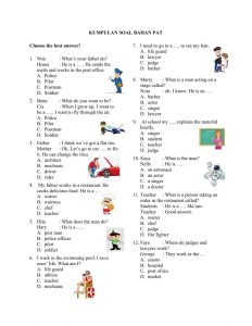 Kumpulan Soal Bahasa Inggris Kelas 3 SD Semester 2 Panduan Lengkap