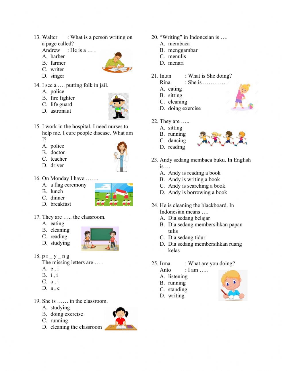 Mengenal Dunia Pakaian dalam Bahasa Inggris untuk Siswa Kelas 3 SD Mengenal Dunia Pakaian dalam Bahasa Inggris untuk Siswa Kelas 3 SD