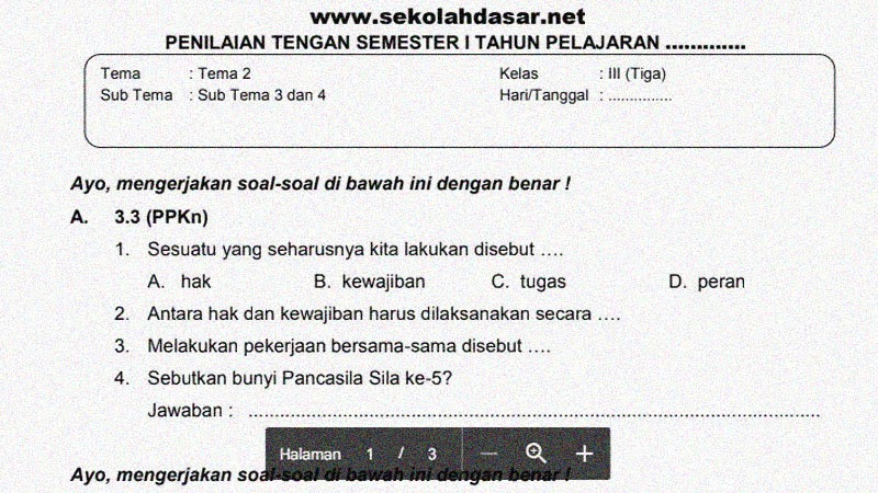 7 Tips Menguasai Soal Tema 3 Subtema 2 Kelas 3 SD yang Bikin Nilai Naik Seketika 7 Tips Menguasai Soal Tema 3 Subtema 2 Kelas 3 SD yang Bikin Nilai Naik Seketika