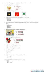 Latihan Soal PPKn Kelas 1