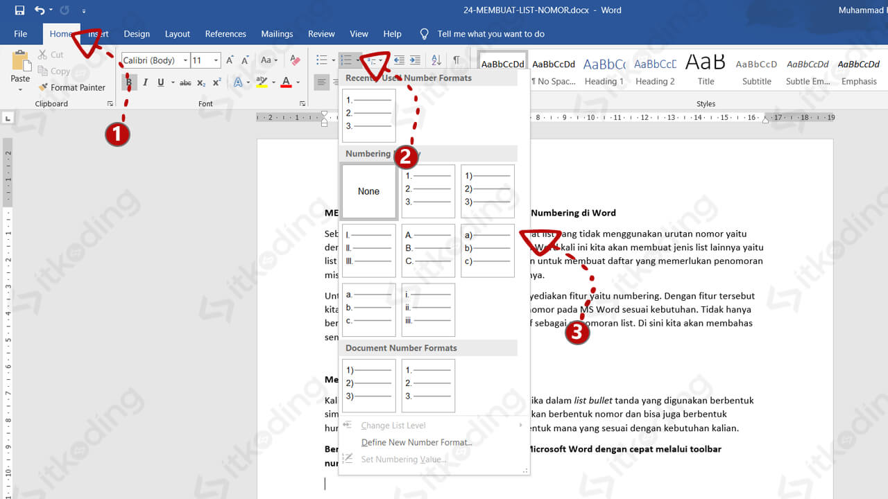 Rahasia Cara Memisahkan Numbering di Word supaya Riset Medsos Jadi Berita Utama Rahasia Cara Memisahkan Numbering di Word supaya Riset Medsos Jadi Berita Utama