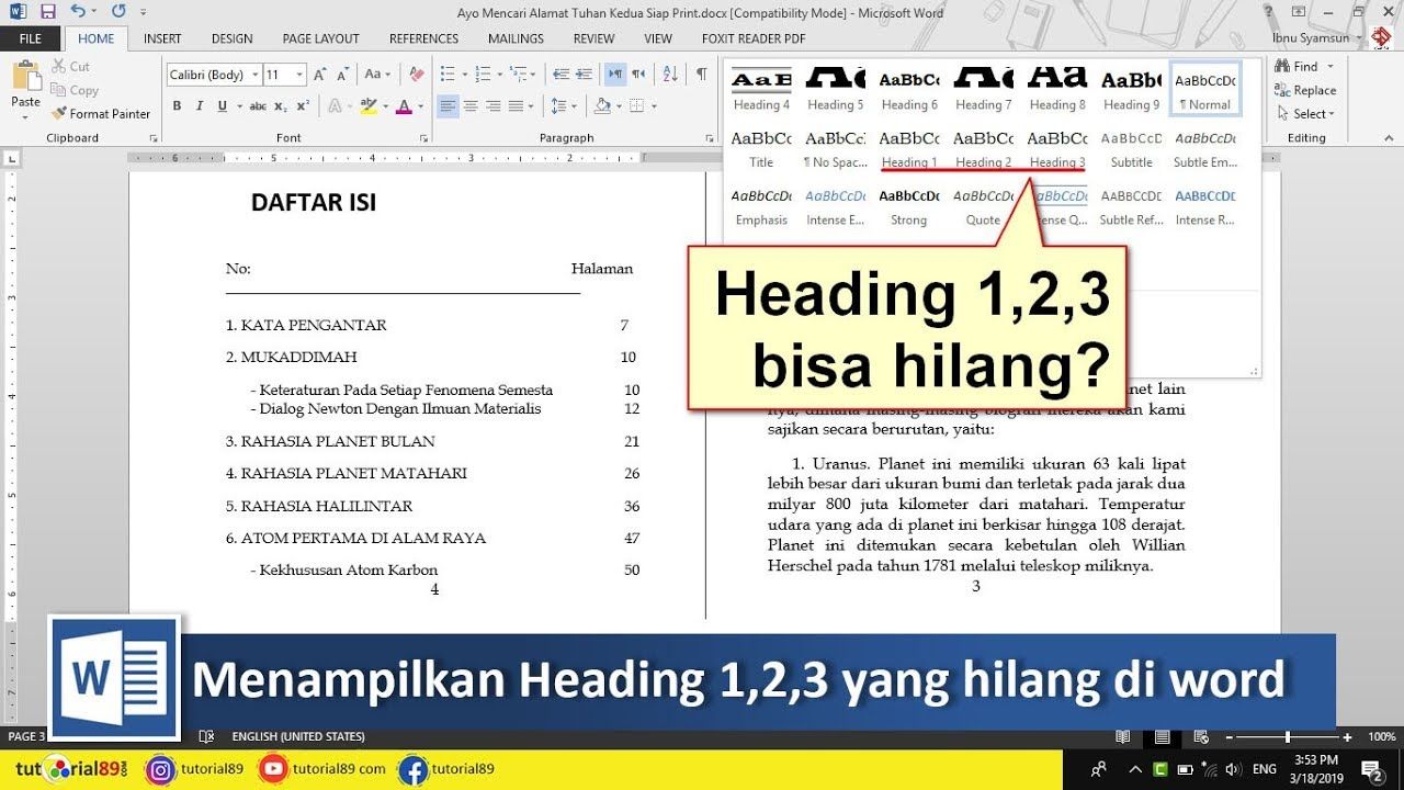 Rahasia cara melihat heading di Word sebelum nonton konser Kanye West yang heboh Rahasia cara melihat heading di Word sebelum nonton konser Kanye West yang heboh