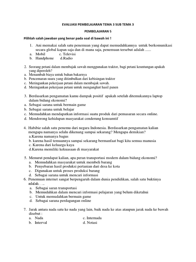Soal Tema 3 Subtema 2 Kelas 6 Revisi Viral di Media Sosial, Ganti Cara Dapat Berita Soal Tema 3 Subtema 2 Kelas 6 Revisi Viral di Media Sosial, Ganti Cara Dapat Berita