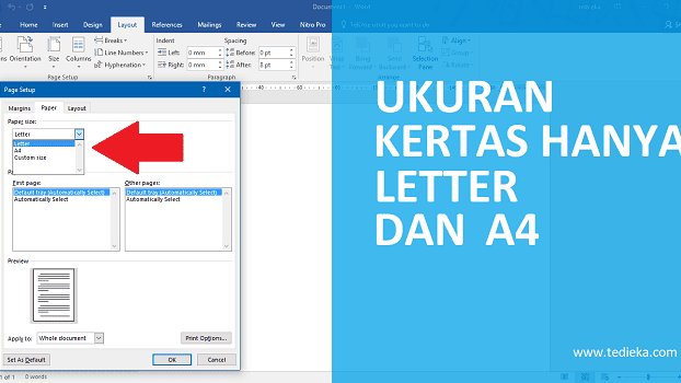 Terbukti 5 Rahasia Cara Mengatur Ukuran Kertas Kuarto di Word Agar Cetak Sempurna Terbukti 5 Rahasia Cara Mengatur Ukuran Kertas Kuarto di Word Agar Cetak Sempurna
