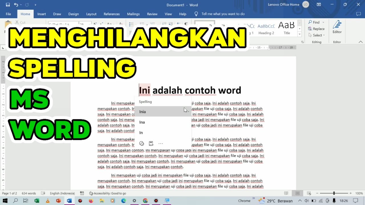 Terbukti 7 Cara Menghilangkan Spelling di Word Secara Permanen yang Jarang Diketahui
