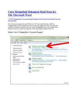 Mengubah File Scan Menjadi Dokumen Word yang Dapat Diedit Panduan Lengkap