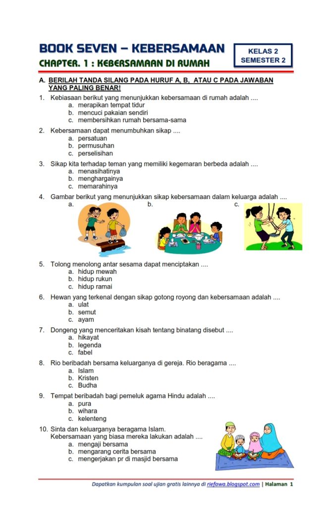 Ternyata Ini Contoh Soal Evaluasi Kelas 1 Tema 6 Subtema 4 yang Siap Cetak untuk Latihan Anak di Rumah Ternyata Ini Contoh Soal Evaluasi Kelas 1 Tema 6 Subtema 4 yang Siap Cetak untuk Latihan Anak di Rumah