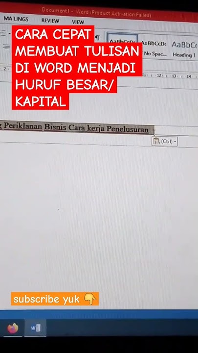 Ternyata Semudah Ini Cara Otomatis Perubahan Huruf Besar di Word, Wajib Tahu 3 Trik Cepat Ini
