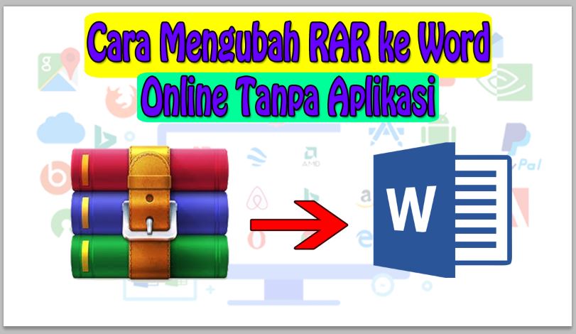 cara mengubah file dari rar ke word